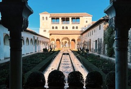 Courtyard architecture in Granada